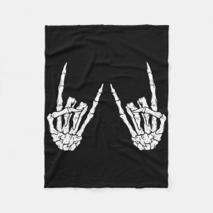 Rock op band Rock en Roll Halloween kostuum Mannen Fleece Deken