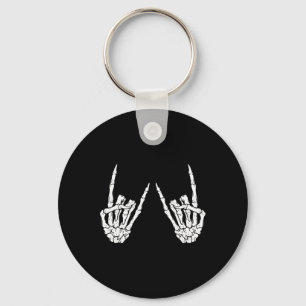 Rock op band Rock en Roll Halloween kostuum Mannen Sleutelhanger
