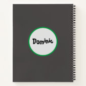 Rock op Bro Black Kaketoe Spiraal Notitieboek (Achterkant)