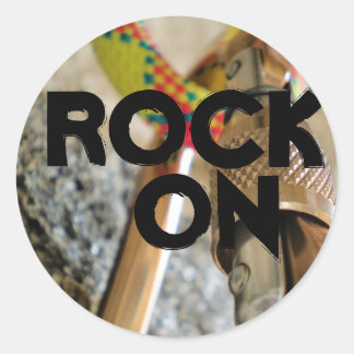 Rock op...klimmende sticker