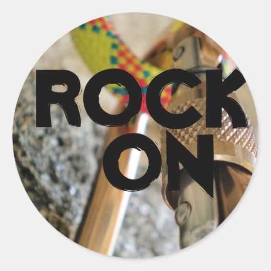 Rock op...klimmende sticker (Voorkant)