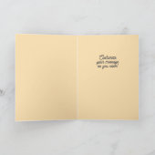 Rock op Schattige gitaar Kat Bedankkaart (Binnen)