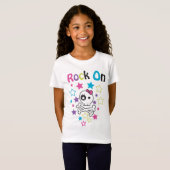 ROCK OP T-SHIRT SKULLS EN STARS (Voorkant volledig)