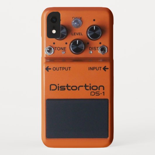 Rock Oranje Vervormingspedaal Case-Mate iPhone Case (Achterkant)