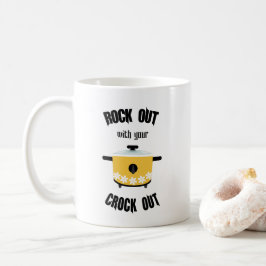 Rock Out met je Crock Out Geel Koffiemok
