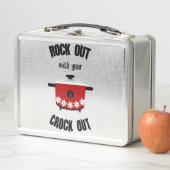 Rock Out met je Crock Out Rood Zwart (In situ)