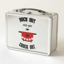 Rock Out met je Crock Out Rood Zwart