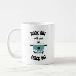 Rock Out met je Crock Out Turquoise Koffiemok