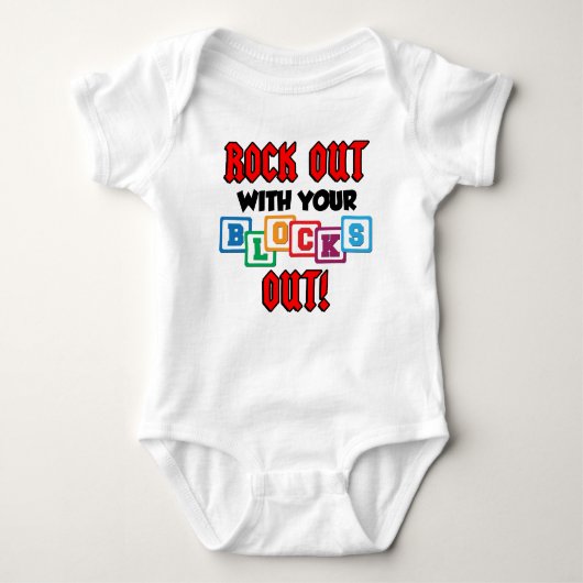 Rock Out With Your Blocks Out Romper (Voorkant)