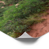 Rock Outcrop in de tuin van de goden Poster (Hoek)