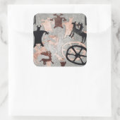 Rock Painting 1994 Vierkante Sticker (Tas)