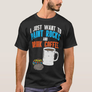 Rock Painting Adults Design for a Rock Painter  T-shirt
