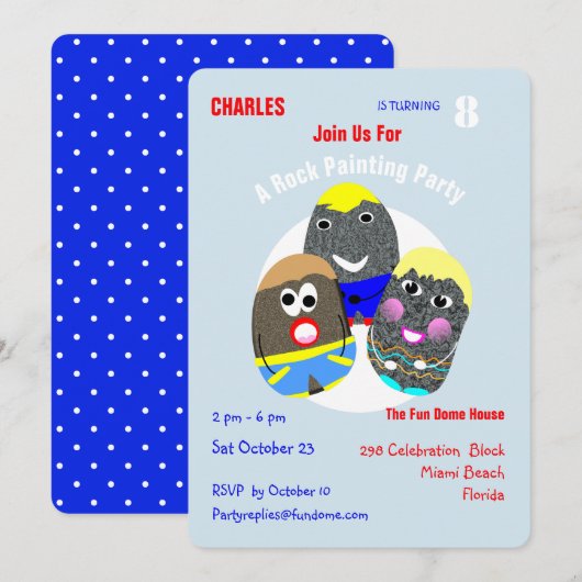 Rock Painting Community persoonlijke hashtag Kaart (Voorkant / Achterkant)