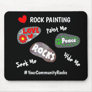 Rock Painting Community persoonlijke hashtag Muismat