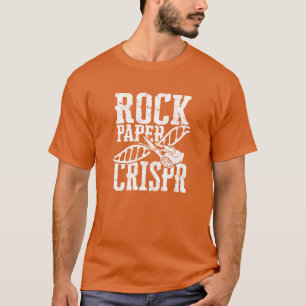 Rock Paper Crispr biologie T-shirt