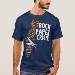 Rock Paper Crispr DNA Bioloog Genetic Engineering T-shirt