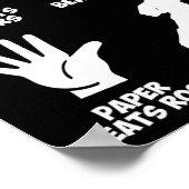 Rock Paper Niets beats Karate Poster (Hoek)
