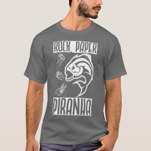 Rock Paper Piranha 1 T-shirt