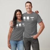 Rock Paper Rank retro T-shirt (Unisex)
