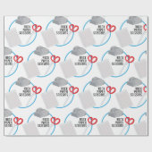 Rock Paper-schaar Cadeaupapier (Vlak)