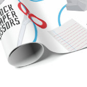 Rock Paper-schaar Cadeaupapier (Rol Hoek)