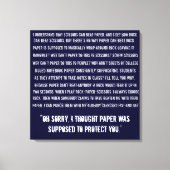 Rock Paper-schaar Canvas Afdruk (Voorkant)