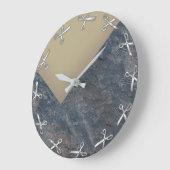 Rock Paper-schaar Grote Klok (Hoek)