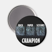 Rock Paper-schaar Magneet (Voorkant / Achterkant)
