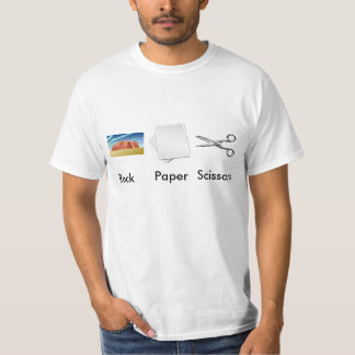 Rock Paper-schaar T-shirt