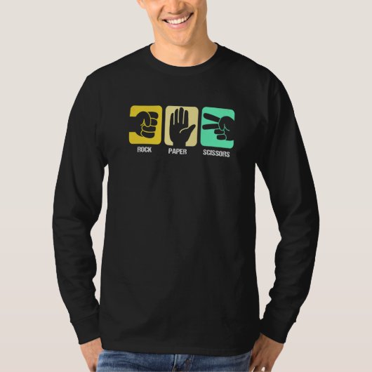 Rock Paper-schaar T-shirt (Voorkant)