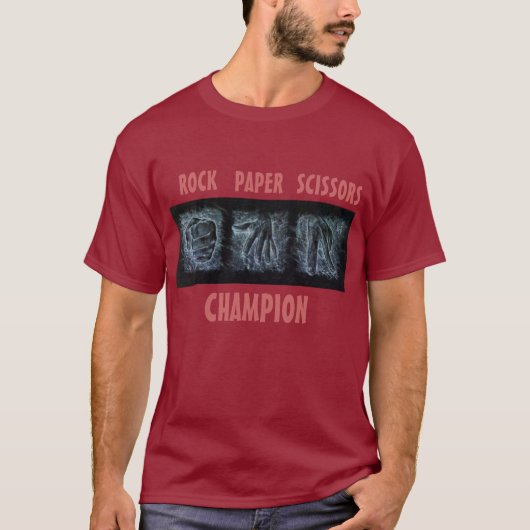 Rock Paper-schaar T-shirt (Voorkant)