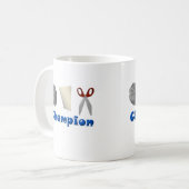 Rock Paper Scissors Champion Koffiemok (Voorkant links)