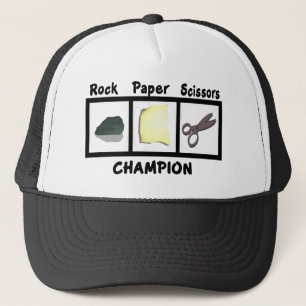 Rock Paper Scissors Champion Trucker Pet