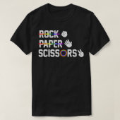 Rock Paper Scissors Gay Lesbian LGBT Pride T-shirt (Design voorkant)