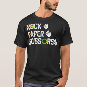 Rock Paper Scissors Gay Lesbian LGBT Pride T-shirt