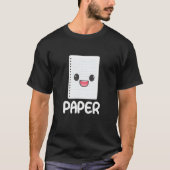 Rock Paper Scissors Group Halloween Costume Paper T-shirt (Voorkant)