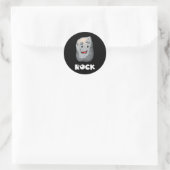 Rock Paper Scissors Group Halloween Costume Ronde Sticker (Tas)