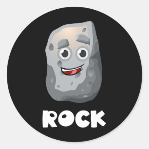 Rock Paper Scissors Group Halloween Costume Ronde Sticker