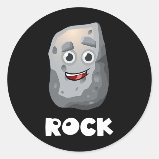 Rock Paper Scissors Group Halloween Costume Ronde Sticker (Voorkant)