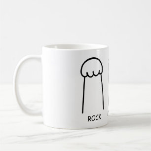 Rock, Paper, Scissors Koffiemok