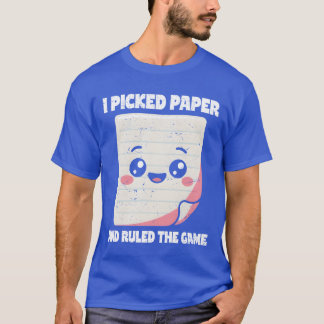 Rock Paper Scissors koos Papier Wonhet spel fami T-shirt