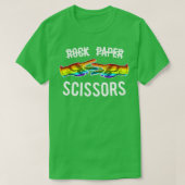 Rock Paper Scissors Lesbian Pride Rainbow LGBT 1 T-shirt (Design voorkant)