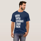 Rock, Paper, Scissors, Lizard, Spock and Rules T-shirt (Voorkant volledig)
