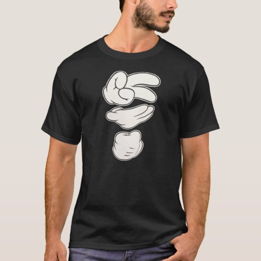 Rock, Paper, Scissors Mannen T-Shirt (Voorkant)
