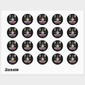 Rock Paper Scissors Niets is beter dan lezen Ronde Sticker (Vel)