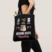 Rock Paper Scissors Niets is beter dan lezen Tote Bag (Dichtbij)