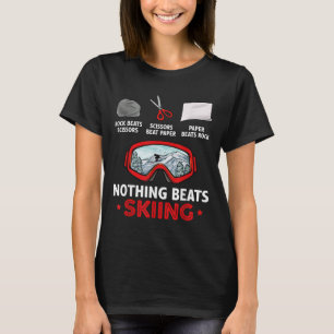 Rock Paper Scissors Niets is beter dan Skiën  T-shirt