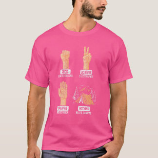 Rock Paper Scissors Niets verslaat kamperen   Kamp T-shirt