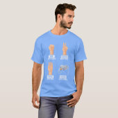 Rock Paper Scissors Nothing Beats Gaming Funny Gam T-shirt (Voorkant volledig)