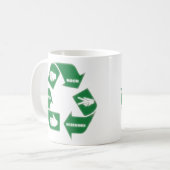 Rock Paper Scissors ~ Recyclen! Mok (Voorkant links)
